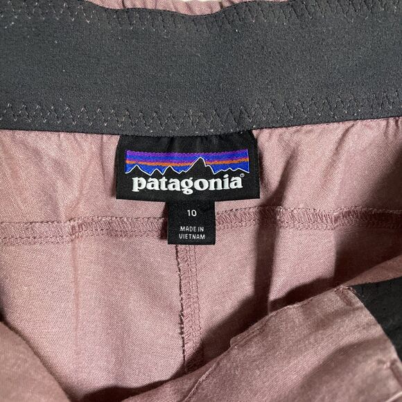 Patagonia Hampi Rock Pants Women's Size 10 Pink Hemp Joggers Hike Trail - Picture 5 of 10